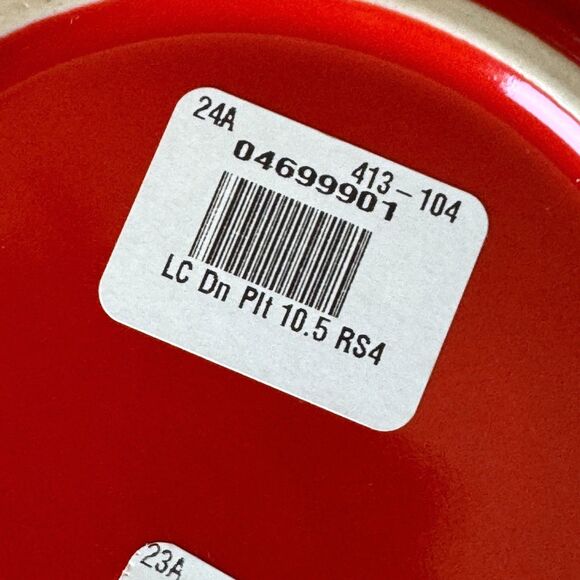 Le Creuset Williams Sonoma Coupe Dinner Plates Ombre Red Cerise10.5" 2-Pack  NEW - Picture 4 of 7